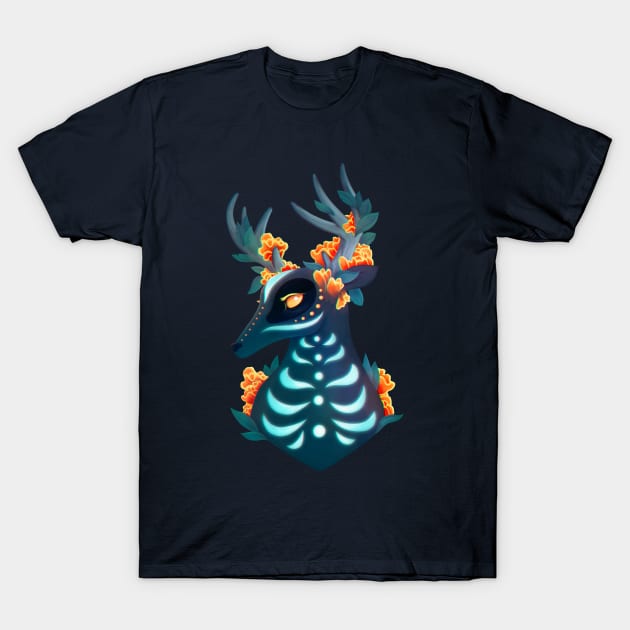 Venado - Día de muertos T-Shirt by Blanquiurris